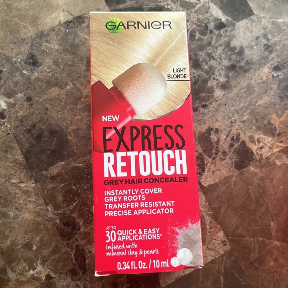 NEW Garnier Express Retouch Grey Hair Concealer Light Blonde